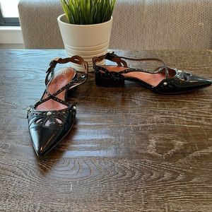 Coach pointed-toe strapped sandal, size 6